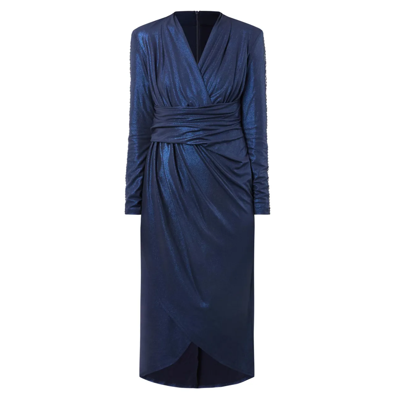 Online JOSEPH RIBKOFF Sleeve-Embellished Wrap Dress