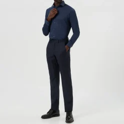 Slim Fit Cotton-Blend Stretch Shirt