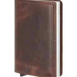 Slim Vintage Card Protector Wallet