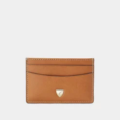 Online ASPINAL OF LONDON Smooth Shield Logo Leather Cardholder