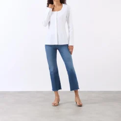 Soft-Tech Good Legs Cropped Mini Boot Jeans