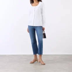 Soft-Tech Good Legs Cropped Mini Boot Jeans