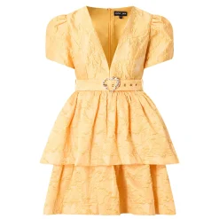 Sol Floral Jacquard Mini Dress