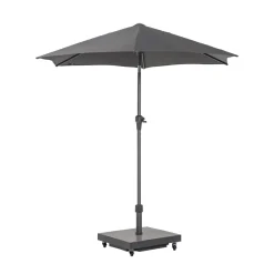 Sale CASEYS FURNITURE Soldano Parasol & Base Anthracite 2.5m