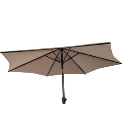 Discount CASEYS FURNITURE Soldano Parasol & Base Taupe 2.5m