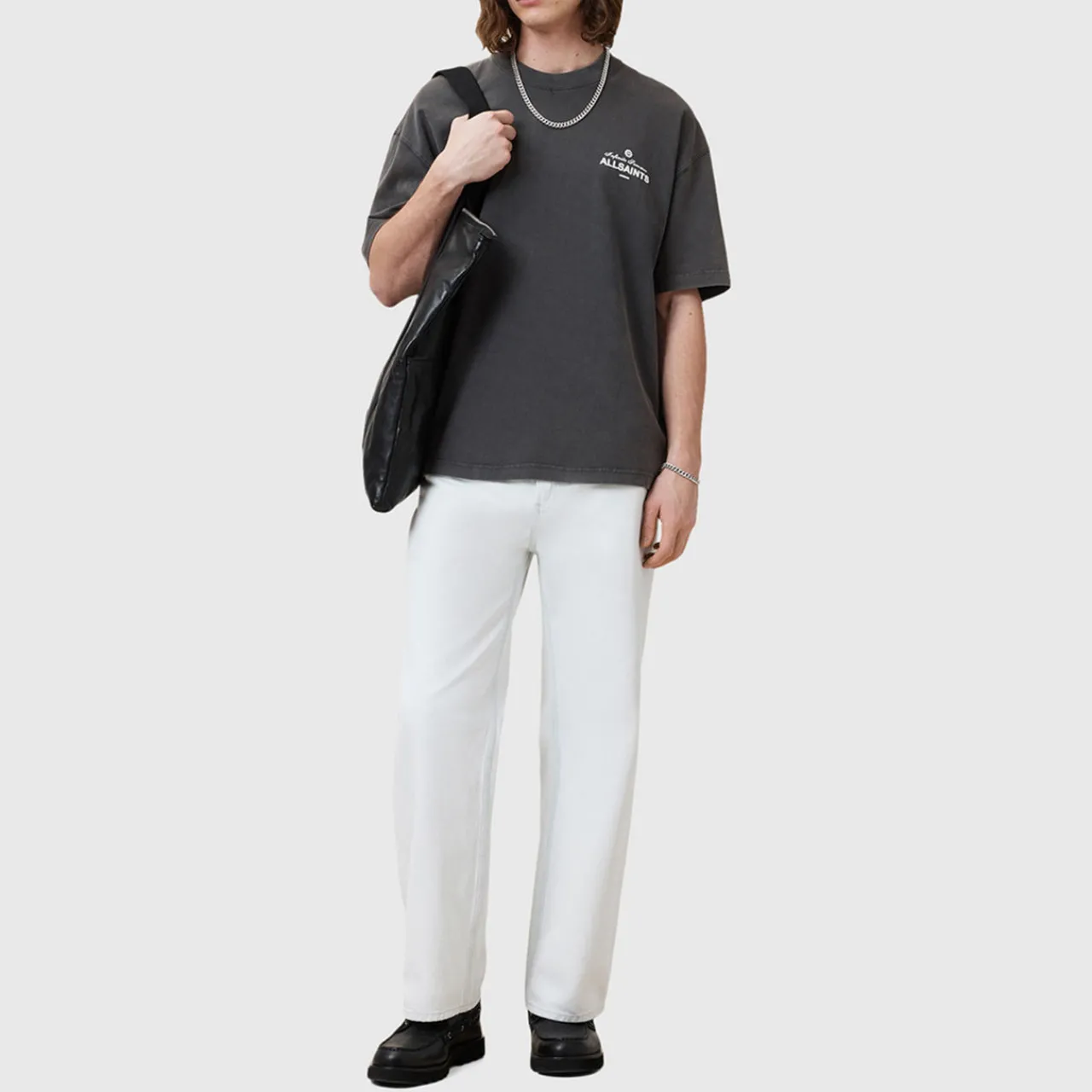 Sale ALLSAINTS Soleil Logo Oversized T-Shirt