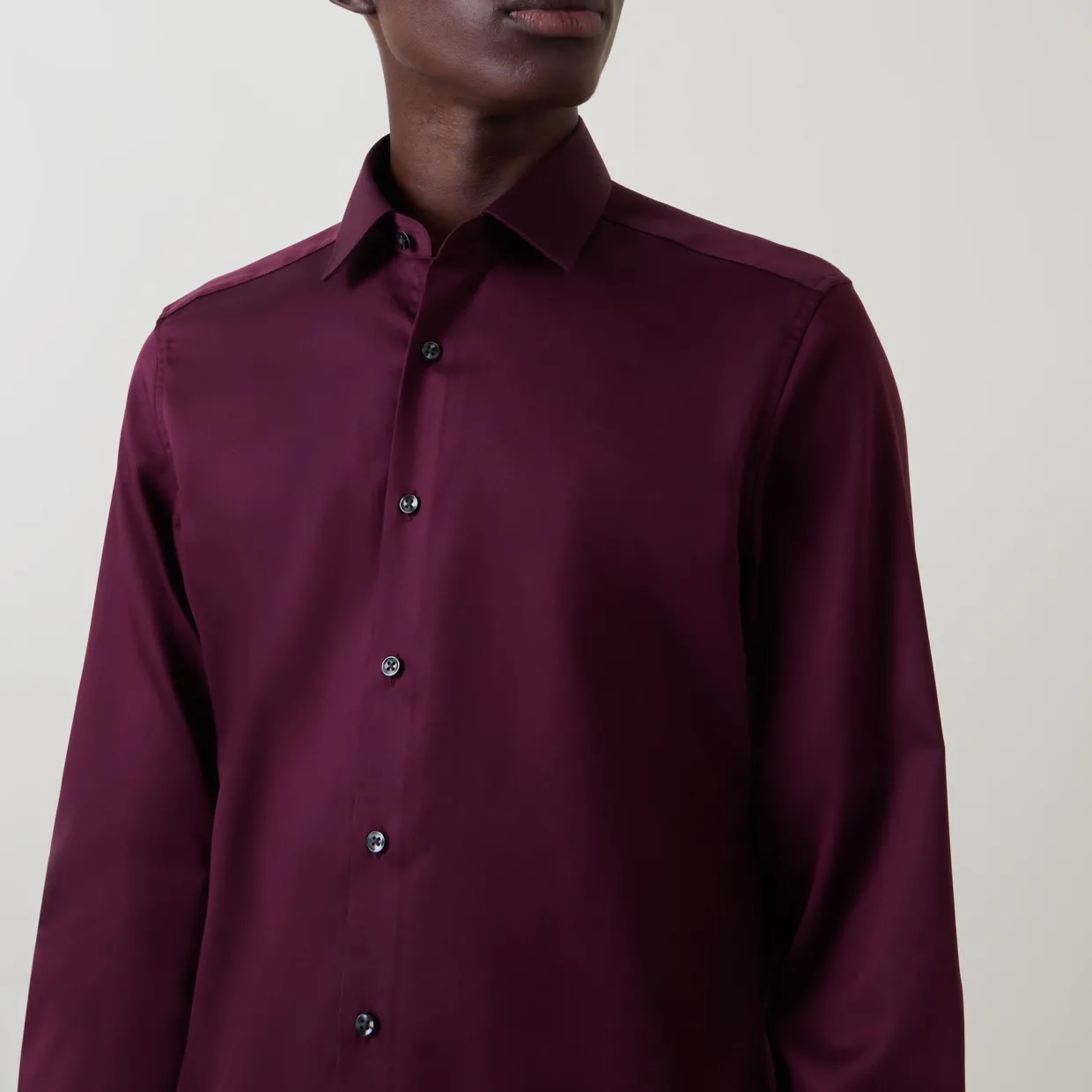 Solid Single Cuff Shirt