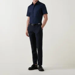 Solid Stretch Casual Shirt