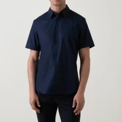 Solid Stretch Casual Shirt