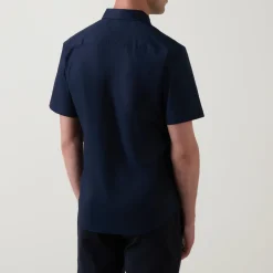 Solid Stretch Casual Shirt