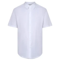 Hot CALVIN KLEIN Solid Stretch Casual Shirt