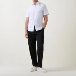 Hot CALVIN KLEIN Solid Stretch Casual Shirt