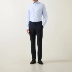 Solid Stretch Single Cuff Formal Shirt