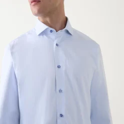 Solid Stretch Single Cuff Formal Shirt