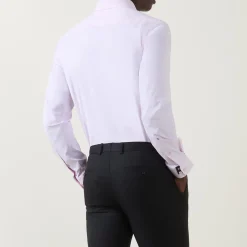 Best REMUS UOMO Solid Stretch Single-Cuff Shirt