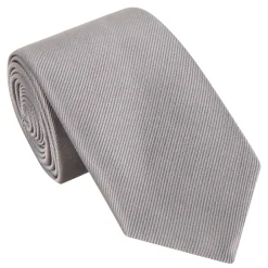 Solid Structure Silk Tie