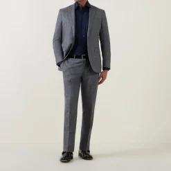 Solid-Twill Single-Cuff Formal Shirt