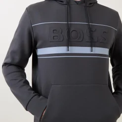 Hot BOSS Soody Zone Logo Emed Hoodie