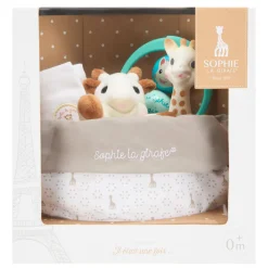 Sophie The Giraffe Birth Basket Set