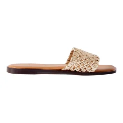 Sophie Woven Flat Sandals