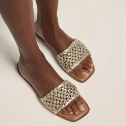 Sophie Woven Flat Sandals