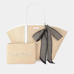 Online CARVELA Sorrento Straw Basket Tote Bag