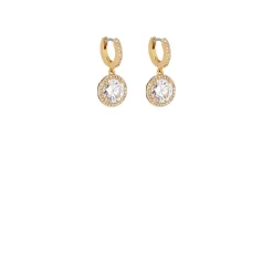 Sparkle Pavé Mini Hoops