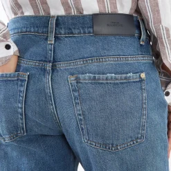 Sale 7 FOR ALL MANKIND Spencer Coated Flared Leg Jeans