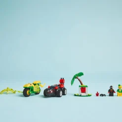 Spin and Electro Dinosaur Vehicle Chase