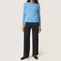 Fashion SOAKED IN LUXURY Spina Striped Sweater