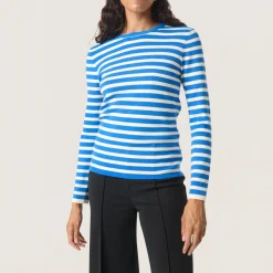 Fashion SOAKED IN LUXURY Spina Striped Sweater