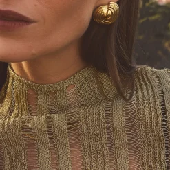 Online MISSOMA Spiral Dome Oversized Stud Earrings