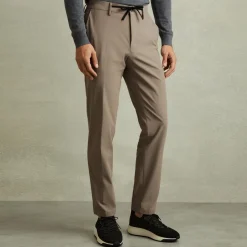 Split Straight Leg Trousers