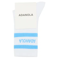 Fashion ADANOLA Sports Stripe Logo Socks