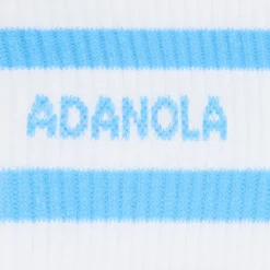 Fashion ADANOLA Sports Stripe Logo Socks