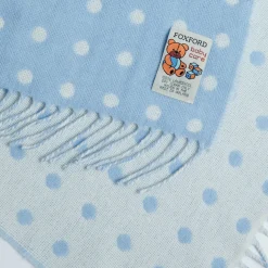 Spotted Baby Blanket Blue