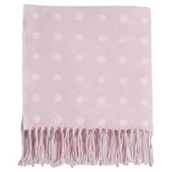 Spotted Baby Blanket Pink