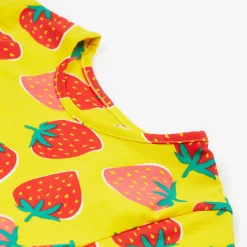 Spring Strawberry Skater Dress