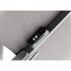 Square Glow Parasol & Cover Anthracite 3m