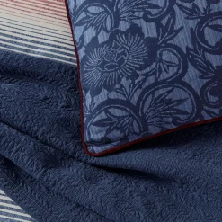 Stafford Cushion Navy/Red