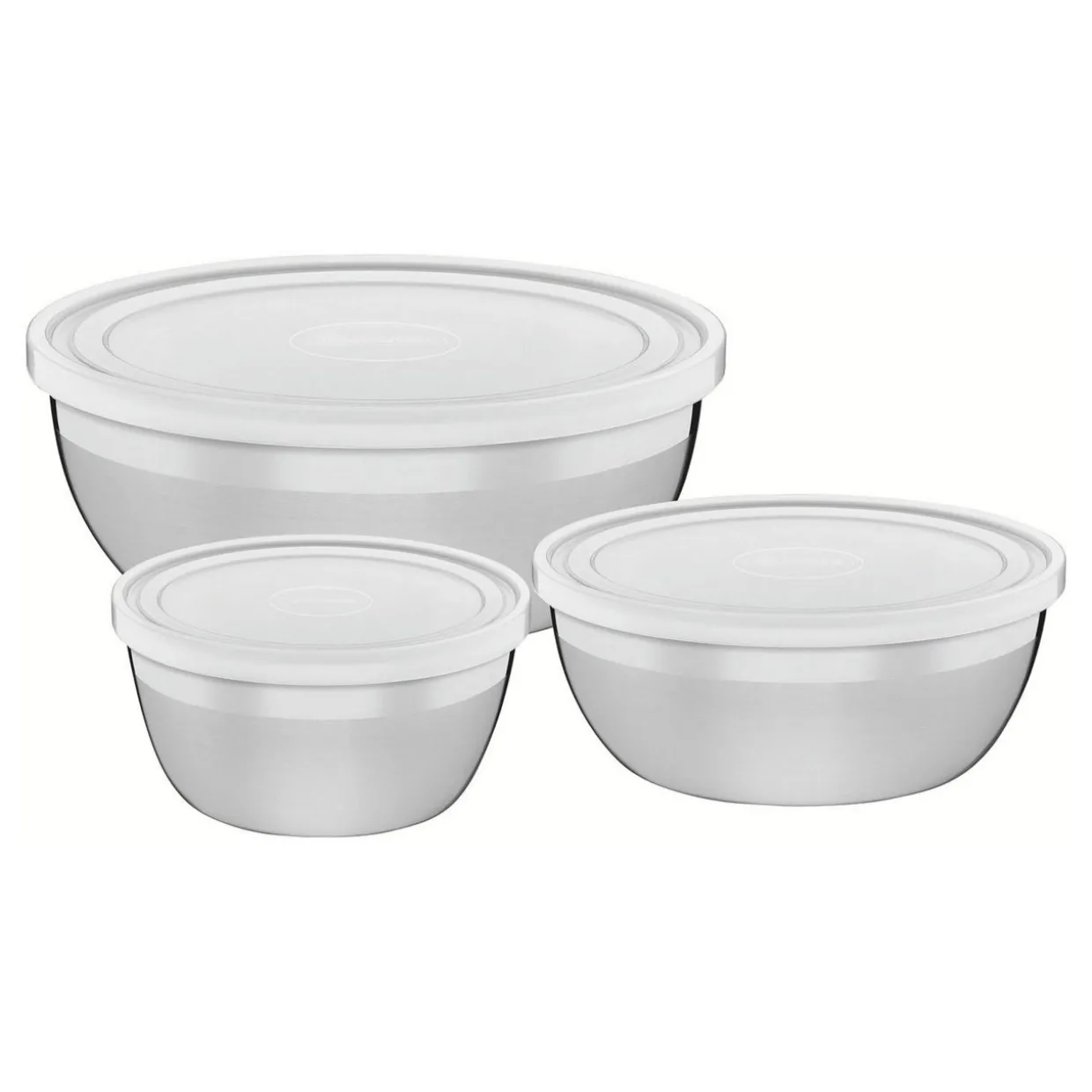 Stainless Steel Containers Three-Piece Set