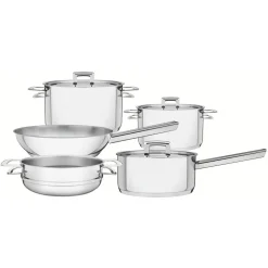 Stainless Steel Five-Piece Cookware Set