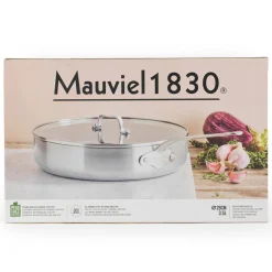 New MAUVIEL Stainless Steel Skillet 28cm