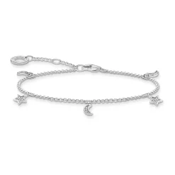 Hot THOMAS SABO Star and Moon Charm Pendant