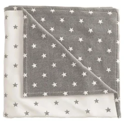 Star Woven Throw Grey
