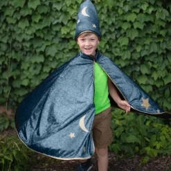 Clearance GREAT PRETENDERS Starry Night Wizard Cape & Hat Two-Piece Set
