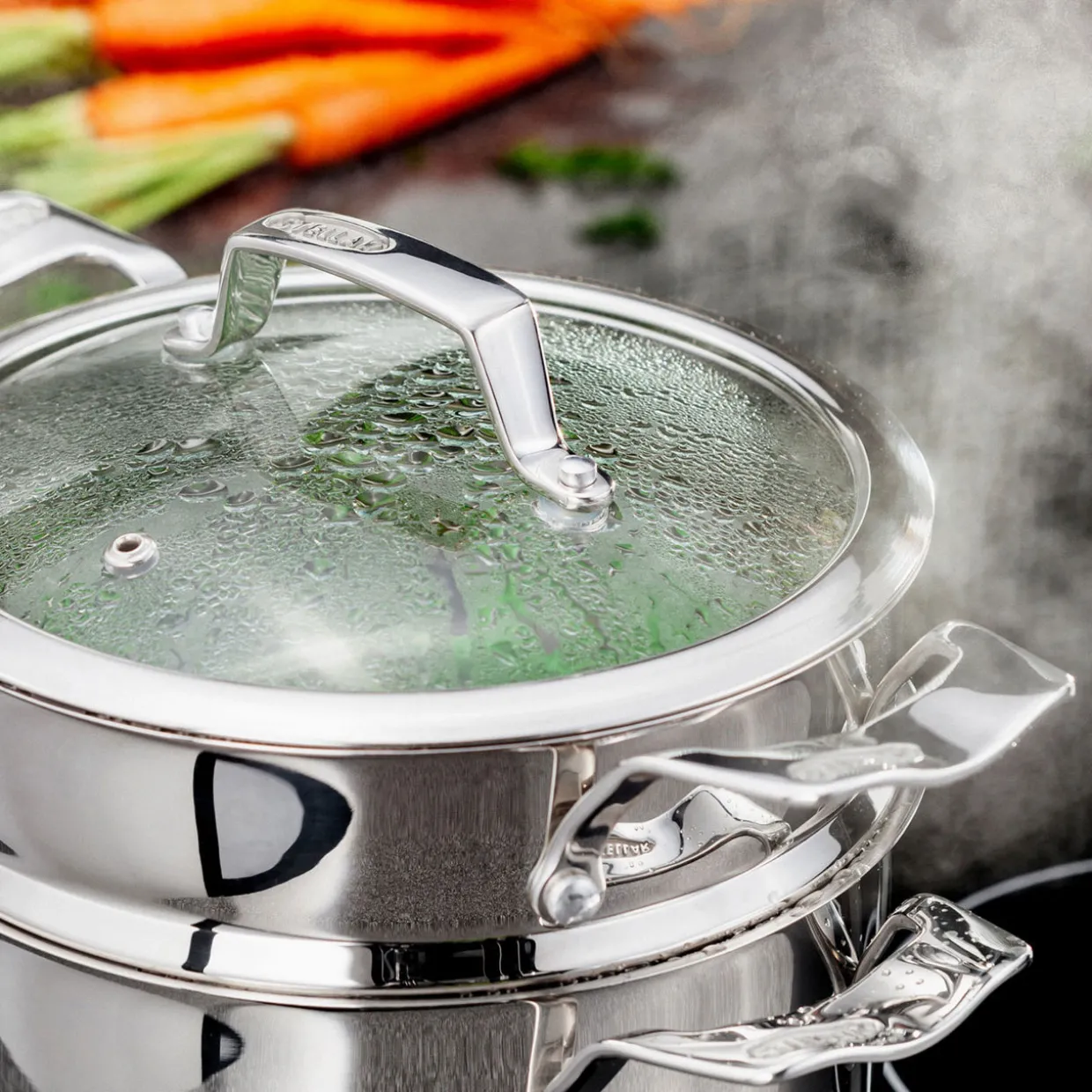 Steamers Three-Tier Steamer Set 22cm