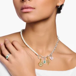 Best THOMAS SABO Sterling Silver Heart Charm Pendant