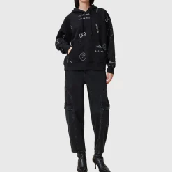 Fashion ALLSAINTS Stina Talon Graphic Hoodie