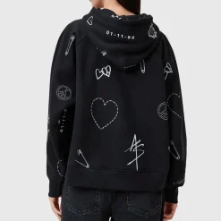 Fashion ALLSAINTS Stina Talon Graphic Hoodie